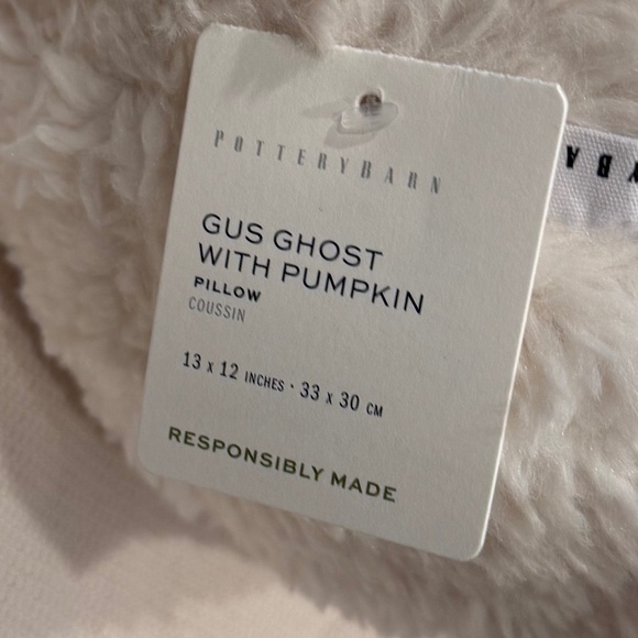 Gus the Ghost with Pumpkin Pillow - PB - Picture 9 of 9